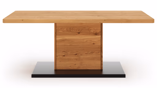 Couchtisch Fibra - LBH 110x65x45 cm, Asteiche massiv