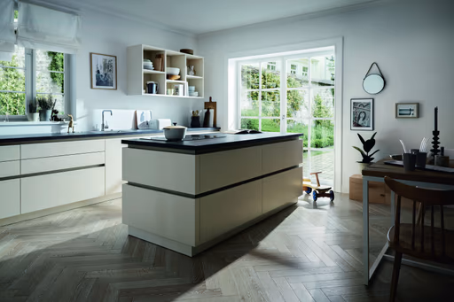 Inselküche 54.160 CO 7 520, Magnolia Samtmatt