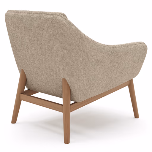 Sessel Karasu - Posh, Stoff, Natur