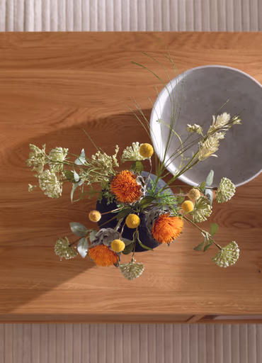 Couchtisch Hillsboro - LBH ca. 110x70x39,4 cm, Wildeiche natur, geölt