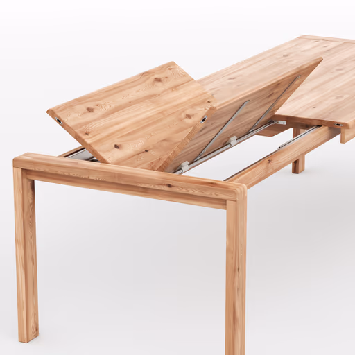 Esstisch Cartago Soft - ausziehbar, LB ca. 180x95 cm, Astbuche massiv, natur geölt