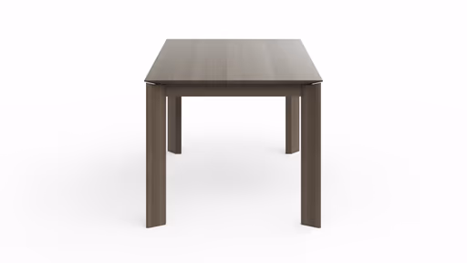 Esstisch Saratoga - ausziehbar, LB ca. 180x95 cm, Buche massiv, silbergrau geölt