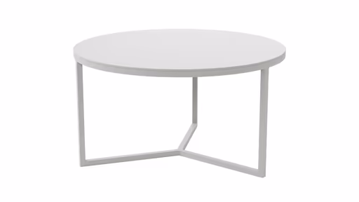 Couchtisch Joan 6 - LBH ca. 58x58x33 cm, Metall, Kreidefarben