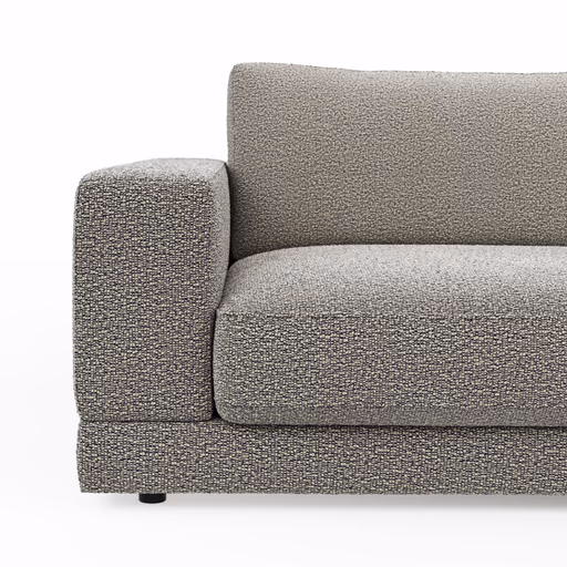 Megasofa Juni Lounge - B ca. 292 cm, Stoff Navy-Beige