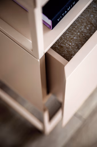 Highboard Catona - Lack, Puder