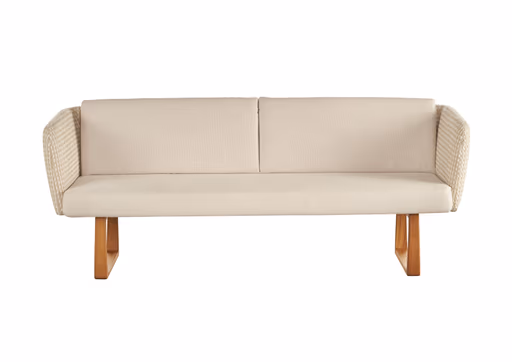 Polsterbank - Breite ca. 224 cm, Mehrfarbig