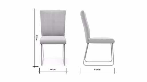 Stuhl Cosyra - Stoff, Beige