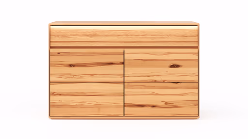 Sideboard Hillsboro - inkl. Beleuchtung, Buche/Kernbuche natur, geölt