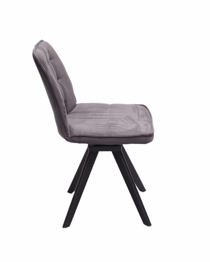 Stuhl - drehbar, Stoff, Dunkelgrau