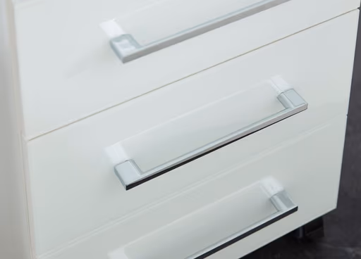 Rollcontainer GWEN - B/H/T ca. 40x55x50 cm, Weiß 