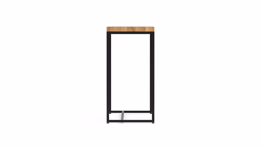 Beistelltisch Farmingdale - LBH ca. 130x40x80 cm, Eiche massiv, natur geölt