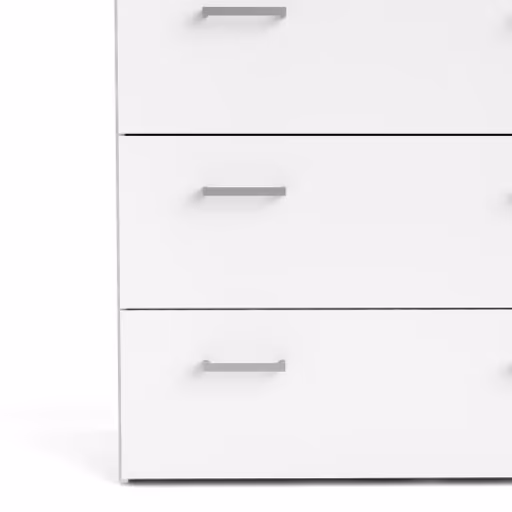 Kommode - B ca. 74 cm, Weiß