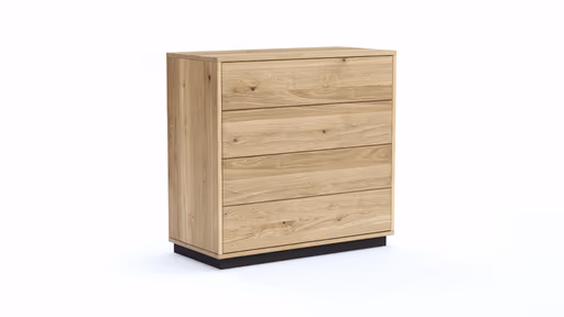 Schubkasten Williston - Korpus Wildeiche bianco / Front sandgestrahlt