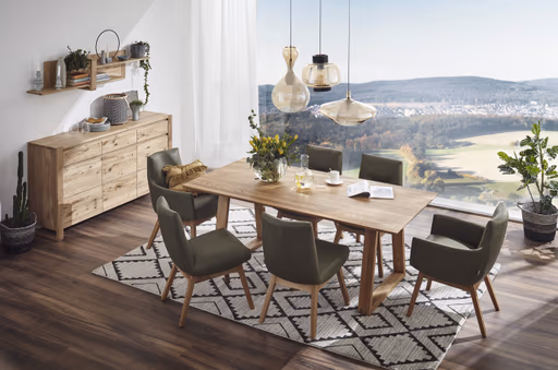 Esstisch Belfast - LB ca. 200x100 cm, Eiche massiv, legno