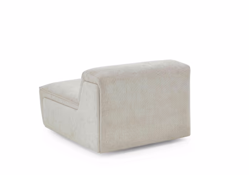 Sessel - inkl. Kissen mit Rolle, Stoff, Natur