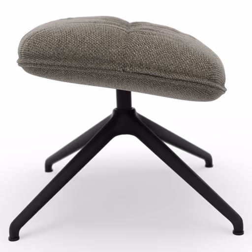 Hocker Unn - Stoff, Taupe