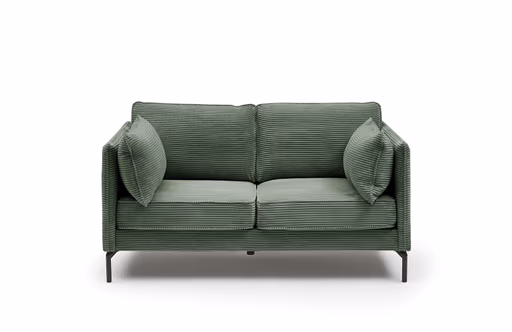 Sofa - 2-Sitzer, Stoff, Grün