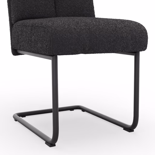 Freischwinger Ravina - Stoff, Anthrazit