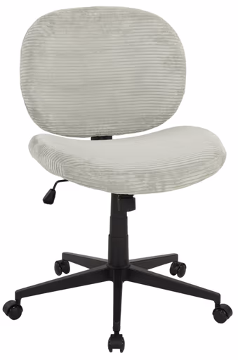 Drehstuhl - höhenverstellbar, Cord, Mint