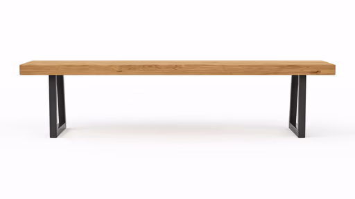 Holzbank Clifton - Breite ca. 180cm, Zerreiche massiv, natur