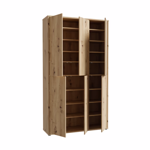 Schuhschrank FAID- B ca. 109 cm, Eiche Dekor