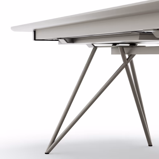 Esstisch Sedana - ausziehbar, LB ca. 200x100 cm, HPL, Grau