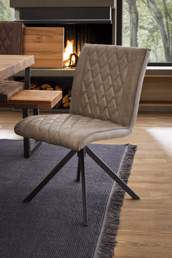 Holzbank Clifton - mit Rückenlehne, Breite ca. 200cm, Wildeiche massiv, natur