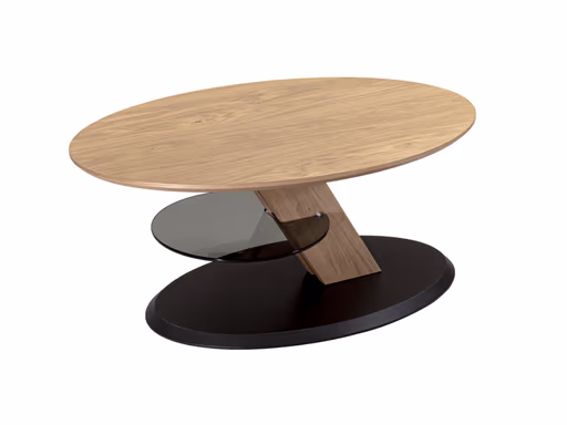 Couchtisch - höhenverstellbar, LBH. ca. 95x65x48-65 cm, Wildeiche