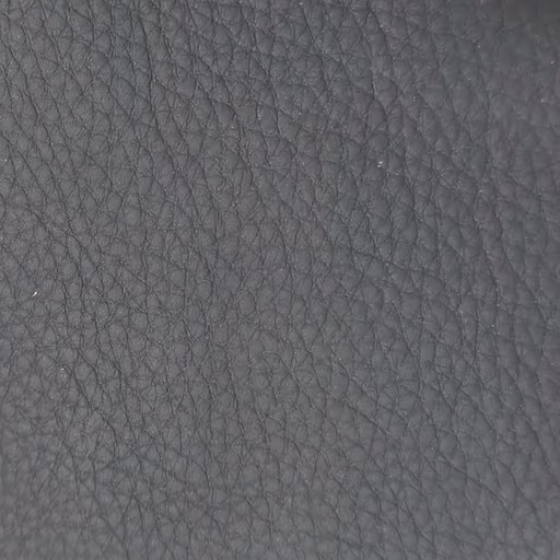 Armlehnstuhl MELE - drehbar, Leder, Schwarz