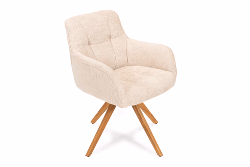 Armlehnstuhl - Polyester, Beige
