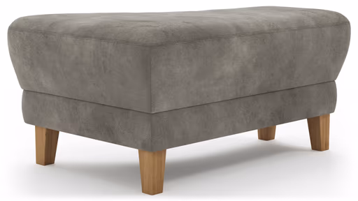 Hocker Stamford - gebogen, Rechts, LB ca. 89x65 cm, Stoff, Anthrazit