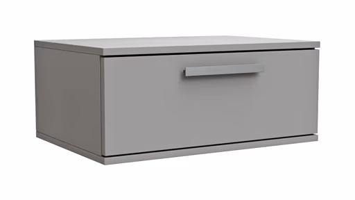 Hängeschrank Viana - Holzwerkstoff, Steingrau