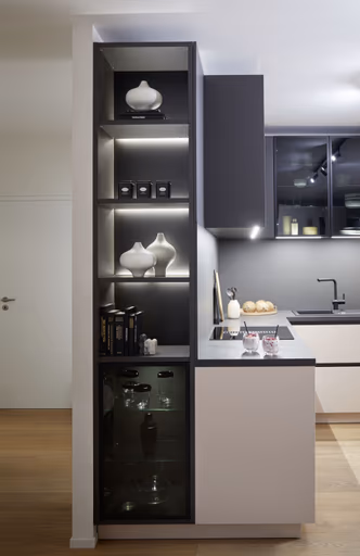 L-Küche 54.160 CO 6 522, Zartrose samtmatt 