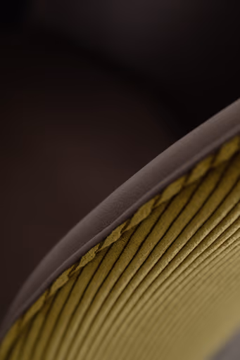 Armlehnstuhl Penthouse comfy - Drehbar, Kunstleder Dunkelbraun, Stoff, Pistazie