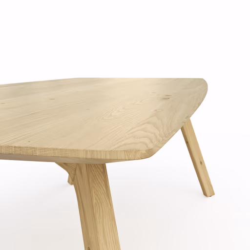 Esstisch Phoenix - LB ca. 220x100 cm, Eiche massiv, Bianco geölt