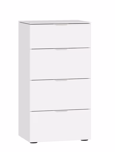 Kommode JOIN IT- Glas, Weiß, Matt, Weiß