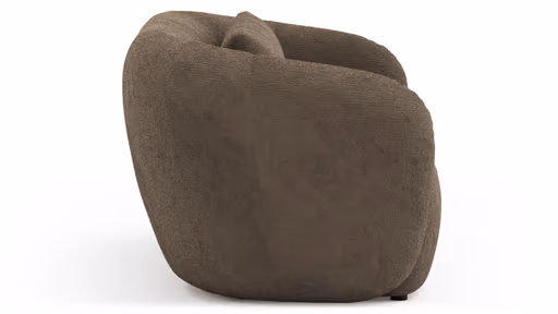 Sofa Karasu - 3-Sitzer, Stoff, Taupe