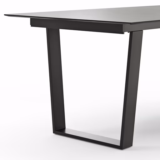 Esstisch Dinner - verlängerbar, LB ca. 200x95 cm, Kunststoff, Grau