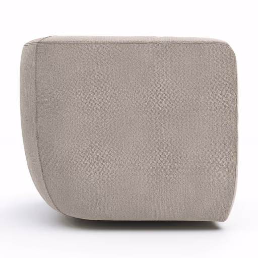 Sessel Stormy - drehbar, Stoff, Creme