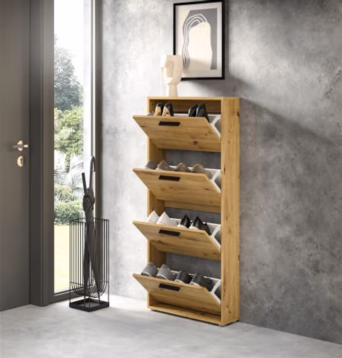 Schuhkipper - B ca. 59 cm, Artisan Eiche Nachbildung