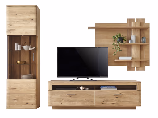 Wohnwand Paso - Asteiche bianco