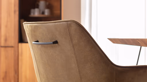 Armlehnstuhl Wesley - Stoff, Grün