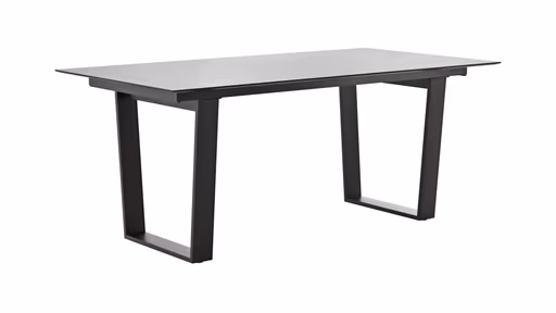 Esstisch Dinner - LB ca. 180x95 cm, Kunststoff, Hellgrau