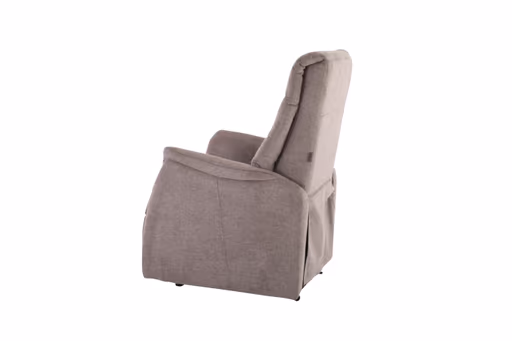 TV-Sessel MALEK - Aufstehhilfe, Relaxfunktion, Kopfteilverstellung, Stoff, Hellbraun
