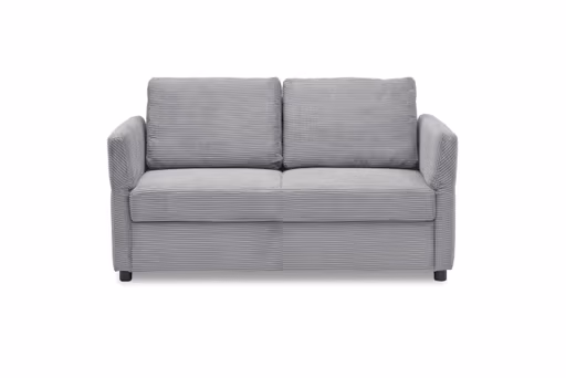 Sofa PRO FLEXX - 2-Sitzer, Stoff, Hellgrau