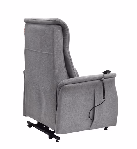 TV-Sessel MARCIO - Aufstehhilfe, Relaxfunktion, Stoff, Hellgrau