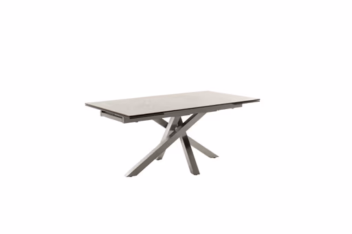 Esstisch - ausziehbar, BL ca. 90X180(260) cm, Keramik, Grau marmoriert