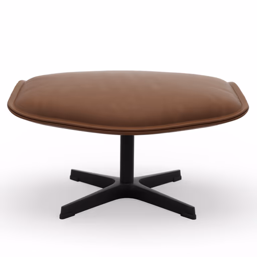 Hocker Helge - Leder Anilin, Cognac