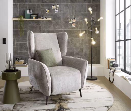 Beistelltisch - Ø/H ca. 30x47 cm, Grün