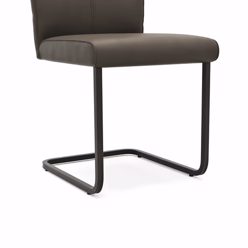 Freischwinger 4110 - Leder, Olive